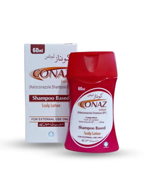 Conaz Shampoo – Anti-Fungal Scalp Treatment for Dandruff & Seborrheic Dermatitis